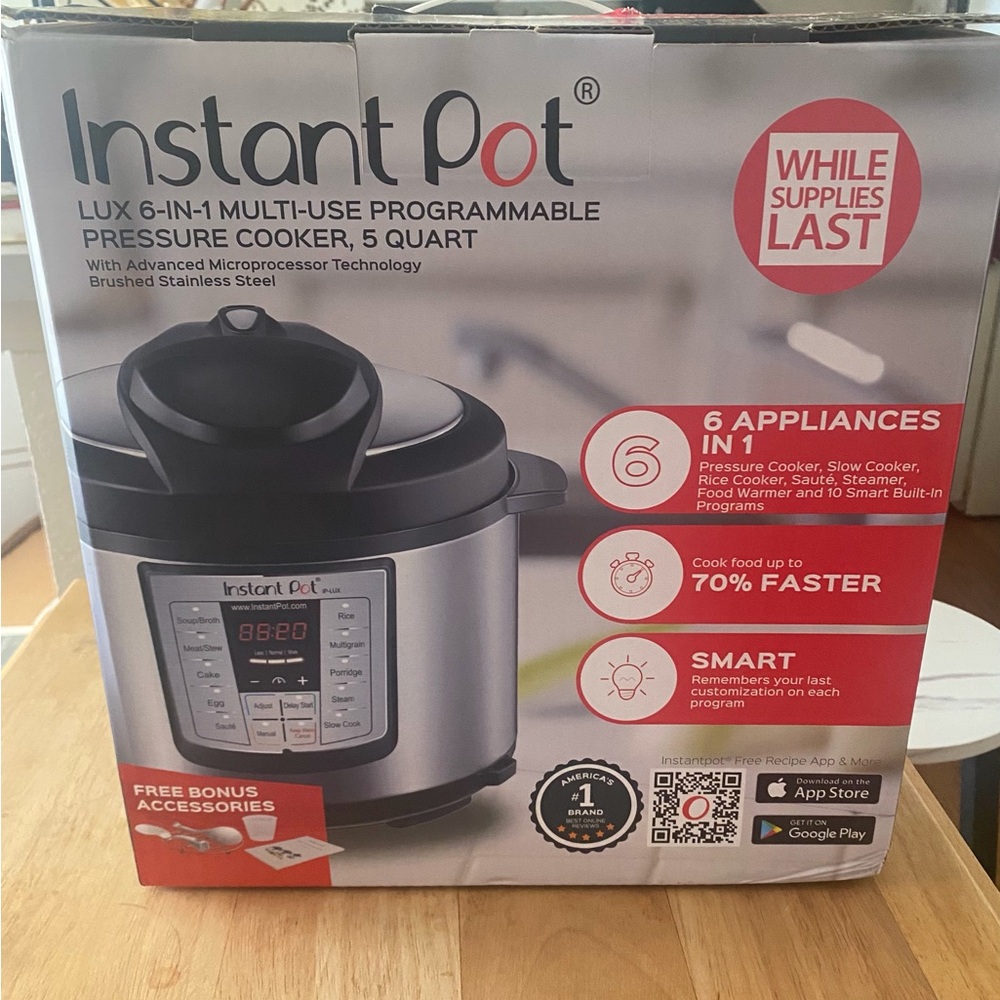 Instant Pot 6-in-1 Pressure Cooker